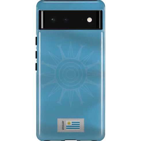 Uruguay Soccer Flag Google Pixel 6 Case